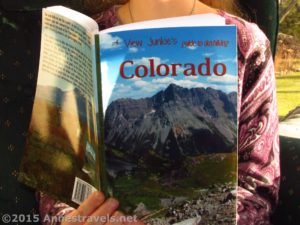 Reading A View Junkie's Guide to Dayhiking Colorado by Anne Whiting