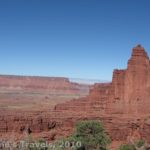 The Fisher Towers loom into the sky, Moab, Utah