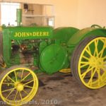 An old John Deer Tractor at the Larsen Tractor Museum, Lincoln, Nebraska