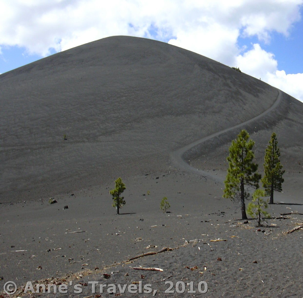 The cinder cone in Lassen National Park, California