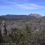 Overlooking some of the rock formations in Chiricahua National Monument, Arizona