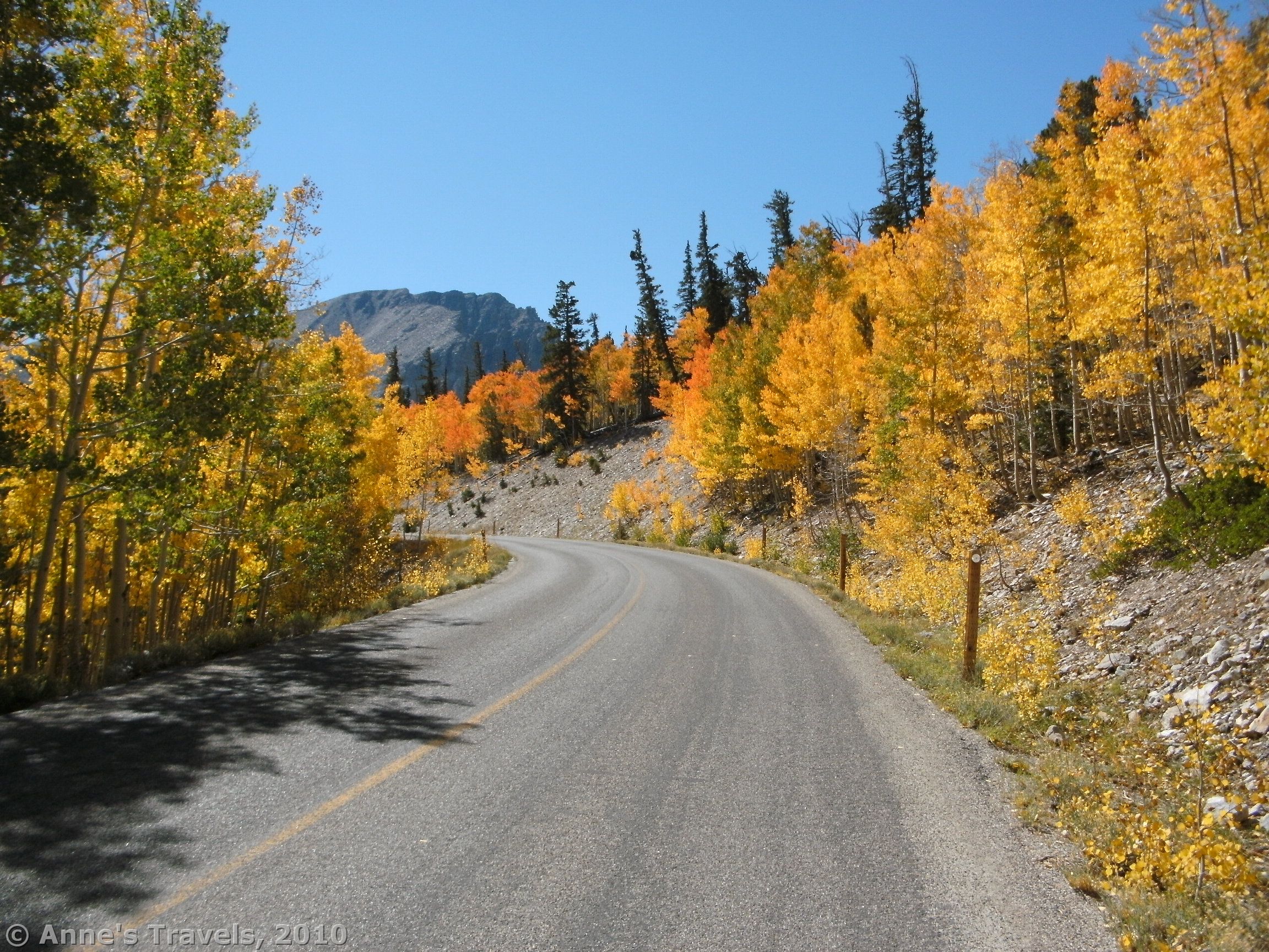 The road up to the Bristlecone Pines, Great Basin National Park, Nevada