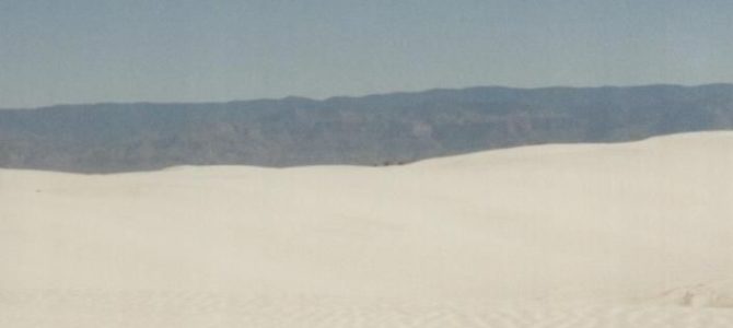 Walk Barefoot in the “Snow” at White Sands