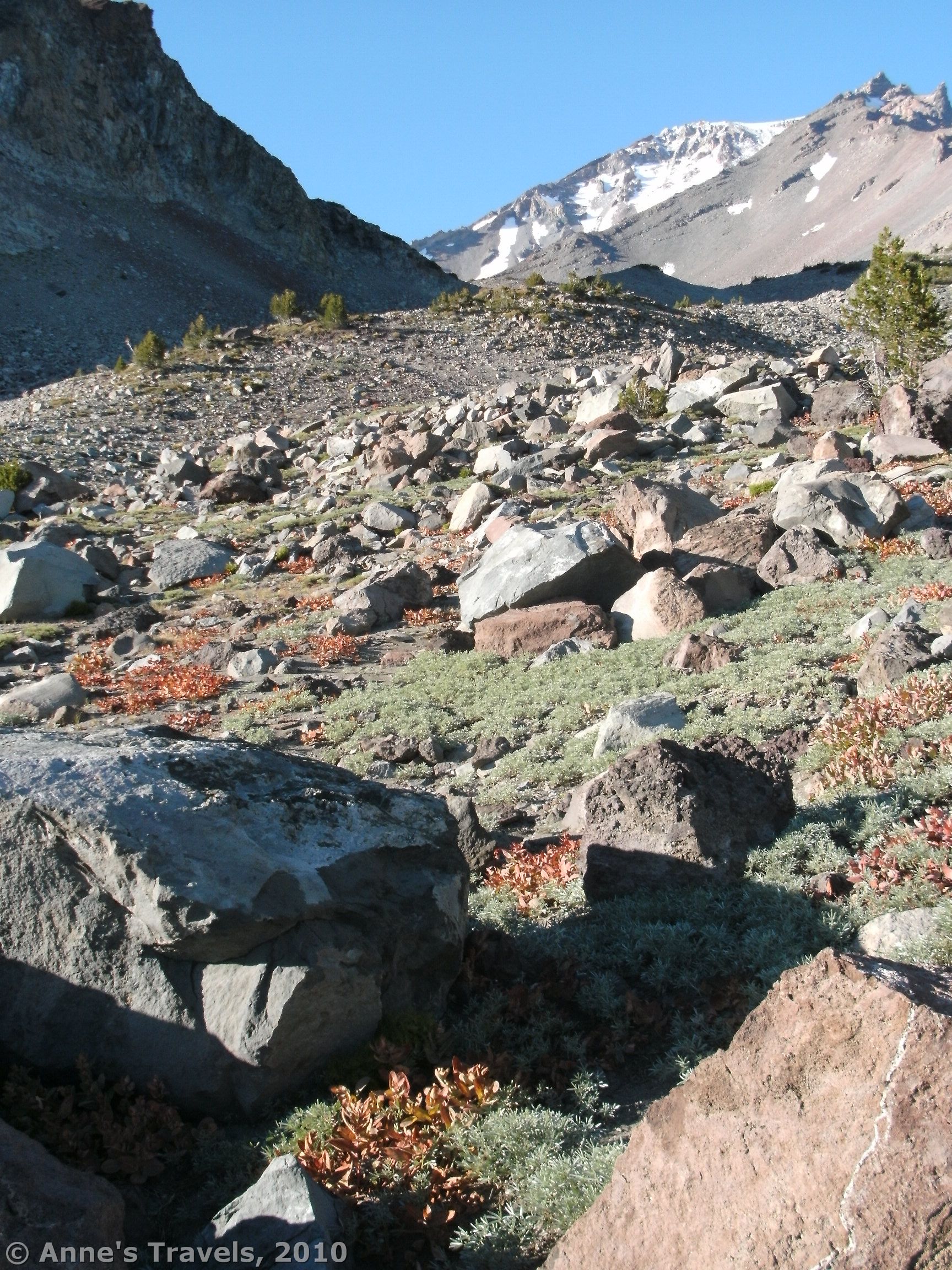 Climbing to the Ski Bowl on Mount Shasta, California