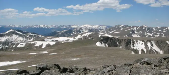 Awesome Views in Rocky Mountain from Flattop Mountain and Hallett Peak