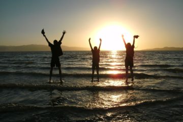 Sunset at the Great Salt Lake