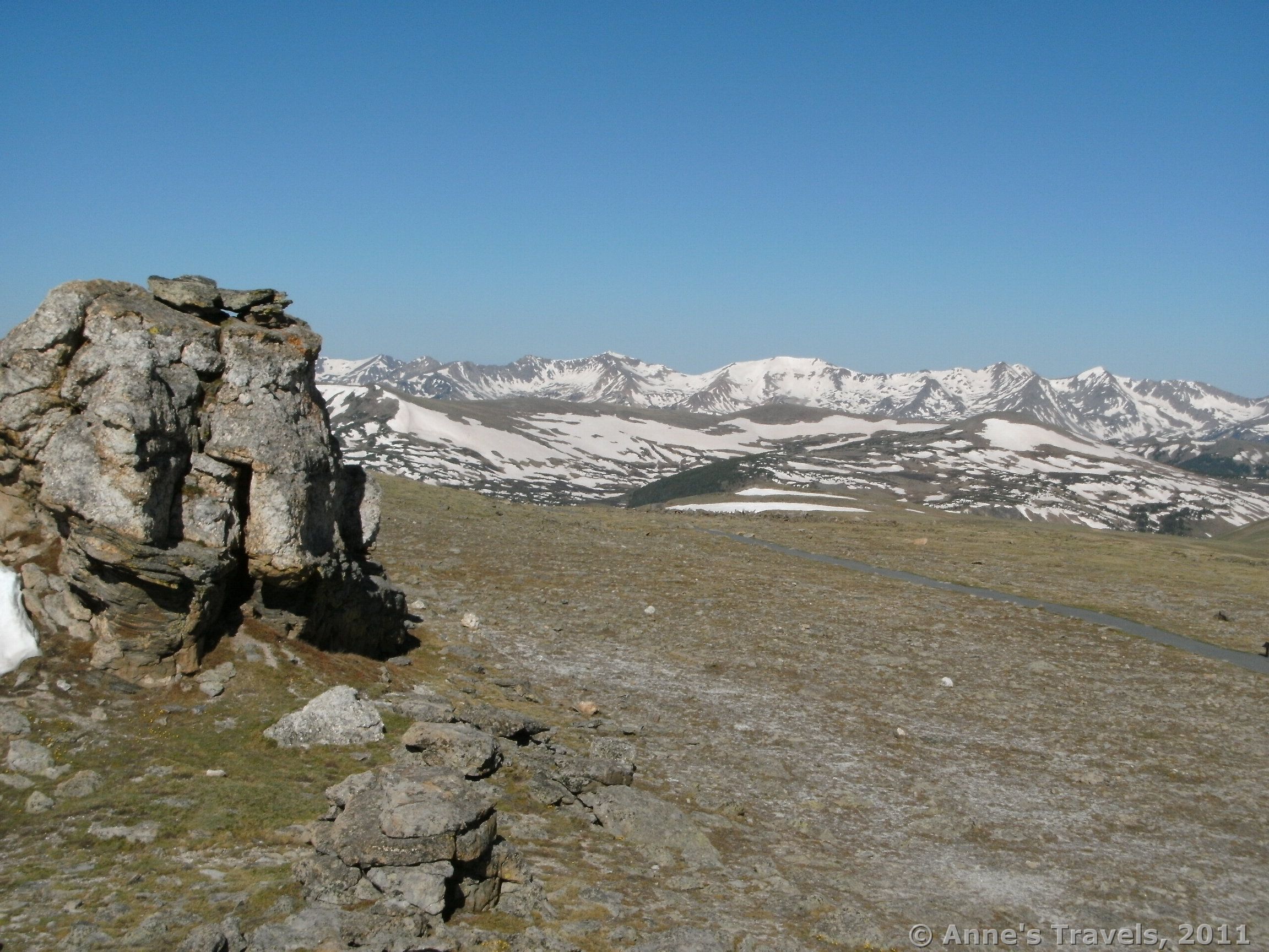 On the Tundra Communities Trail to the Toll Memorial, Rocky Mountain National Park, Colorado