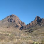 The Chisos Mountains from the Oak Springs Trail, Big Bend National Park, Texas