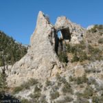 Front view of Lexington Arch, Great Basin National Park, Nevada