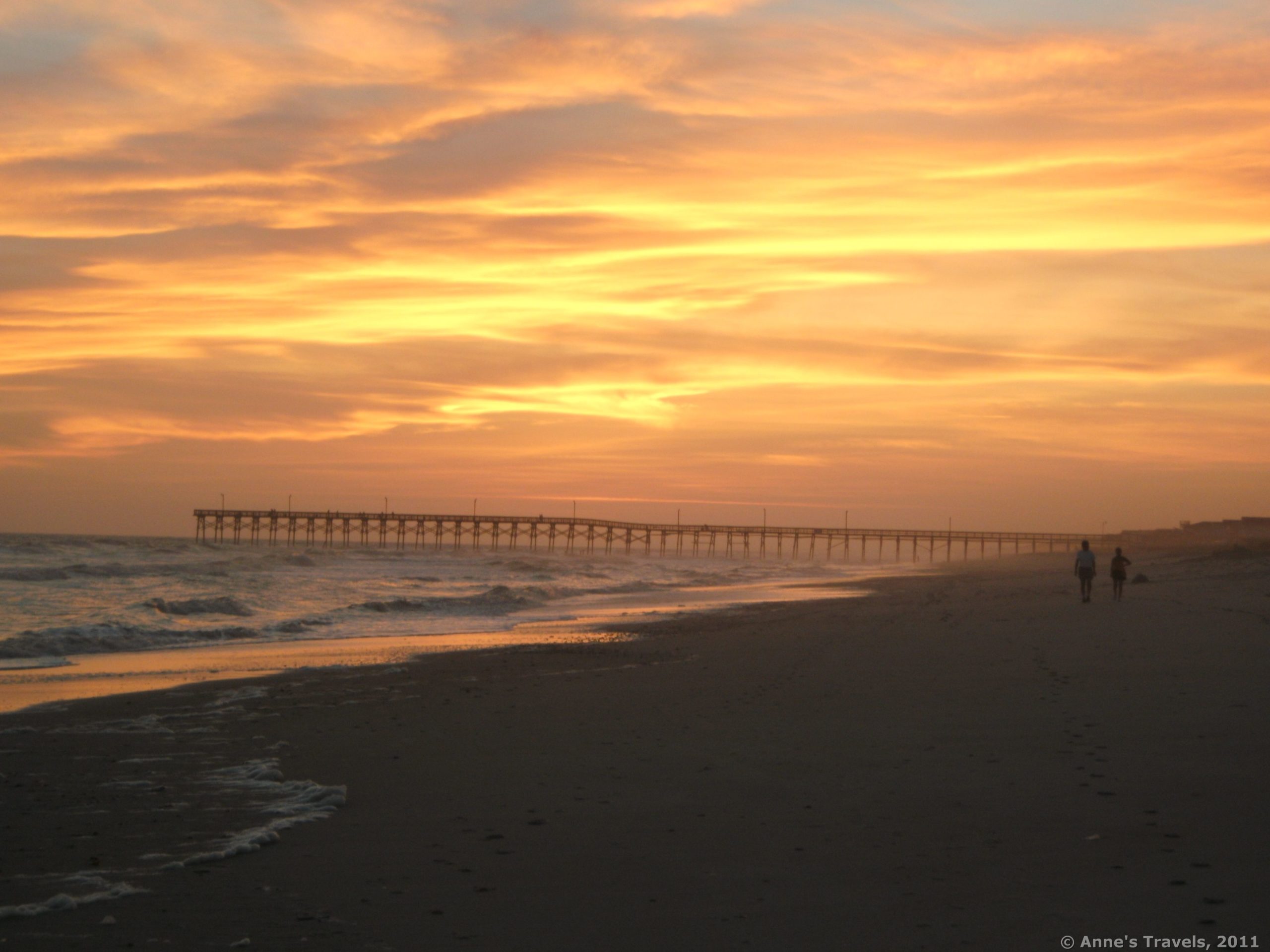 Sunset on Holden Beach, North Carolina