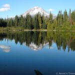 Mount Hood reflected in Mirror Lake, Mount Hood National Forest, Oregon