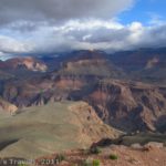 A view from Skeleton Point on the South Kaibab Trail, Grand Canyon National Park, Arizona