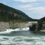 Waterfalls at Kootenai Falls Park, Montana