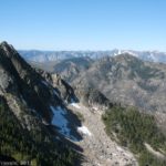 Views toward the Cascades from a pass on the Summer Blossom Trail, Washington