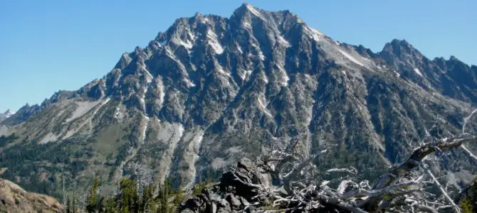 The Best View of Mt. Stewart in Longs Pass