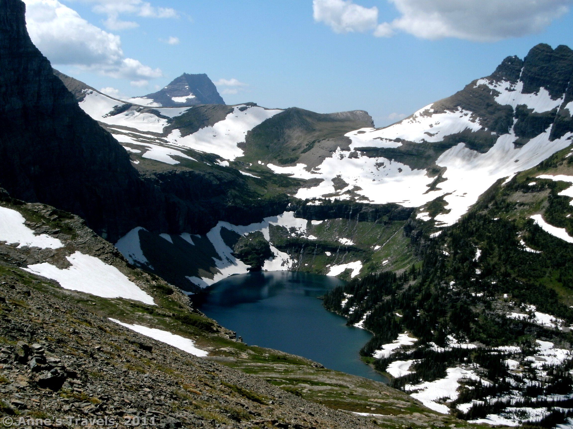 Hidden Lake from the Reynolds Mountain Trail, Glacier National Park, Montana