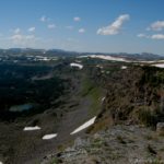 The Flattops of Colorado offer outstanding views - not the least of which is from the Devil's Causeway. Flattops Wilderness Area, Colorado