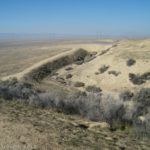 The San Adreas Fault at Willis Creek in Carrizo Plain National Monument, California