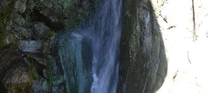 Maidenhair Falls in a Desert Canyon