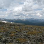 View from Chapin Peak in August, Rocky Mountain National Park, Colorado