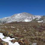 Looking back at Mount Washington while skirting Mount Monroe, White Mountain National Forest, New Hampshire