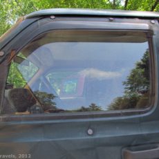 Rear Door Bug Screens For Ford Econoline Van - Pair Of Window Screens With Velcro Installation
