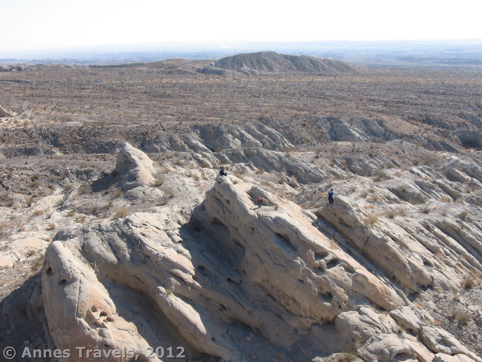 View over Truckhaven Rocks, Anza Borrego Desert State Park, California