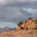 Ascending Whale Rock, Island in the Sky, Canyonlands National Park, Utah