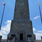 The entrance to the monument that sits on New Jersey's highest point, High Point State Park, New Jersey