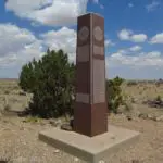 Monument Marking the Highest Point in Oklahoma, Black Mesa State Park, Oklahoma