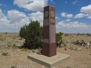 Monument Marking the Highest Point in Oklahoma, Black Mesa State Park, Oklahoma