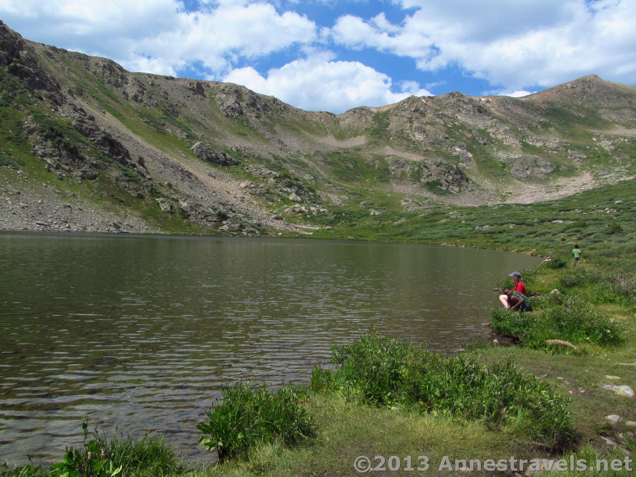 Hanging out at Linkins Lake, Hunter-Fryingpan Wilderness Area, White River National Forest, Colorado