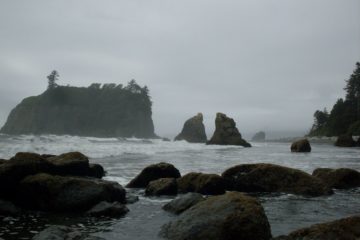 Sea Stacks, Sea Arches, & Wilderness on Ruby Beach