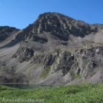 Cathedral Lake, as seen from above on the Electric Pass Trail, White River National Forest, Colorado