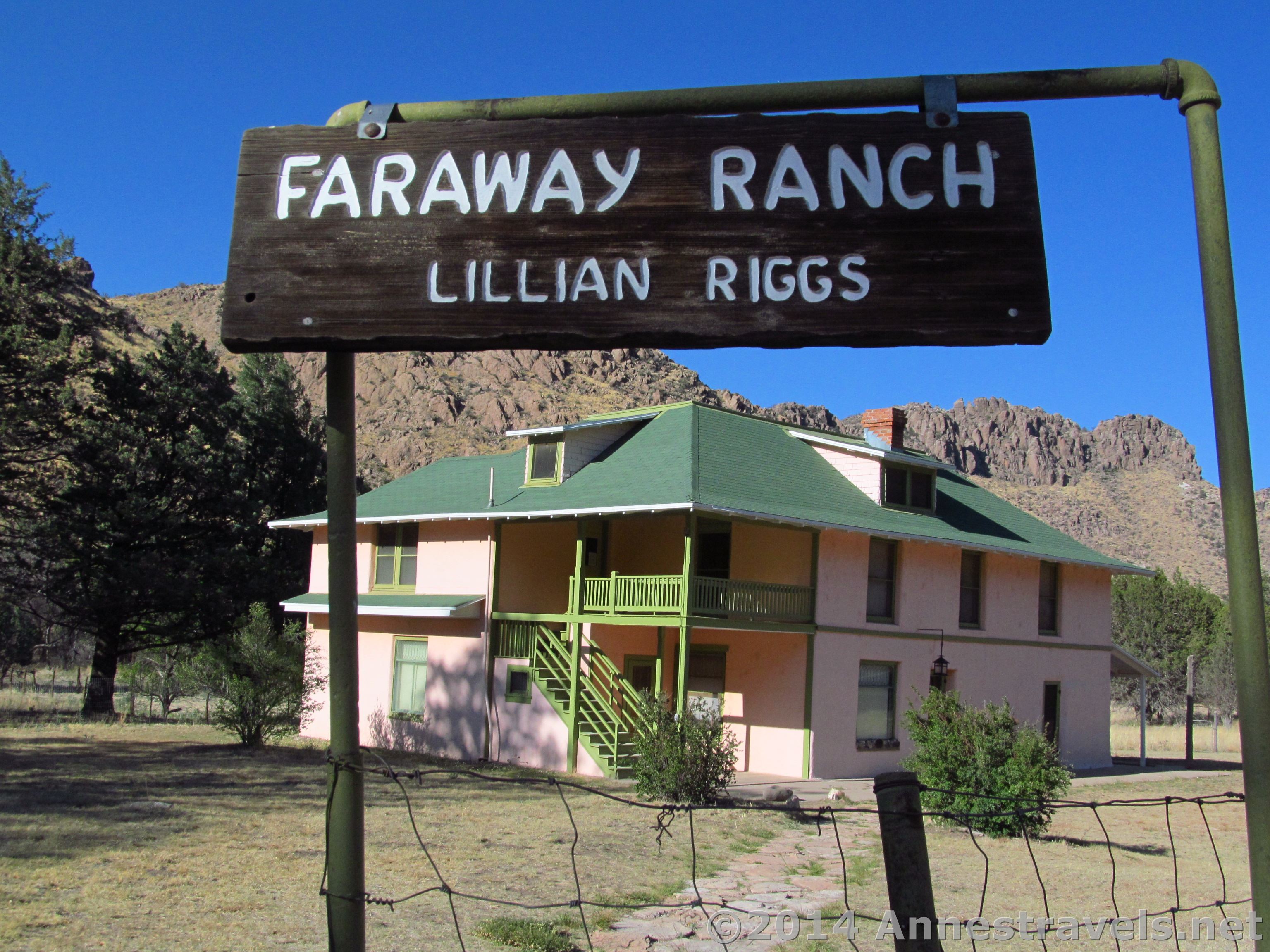 Faraway Ranch: History in Chiricahua