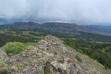 Off-Trail Hiking to a Flat Tops Mountain: Pyramid Peak