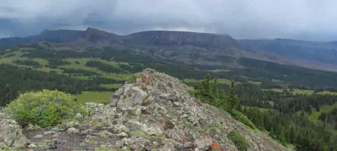 Off-Trail Hiking to a Flat Tops Mountain: Pyramid Peak