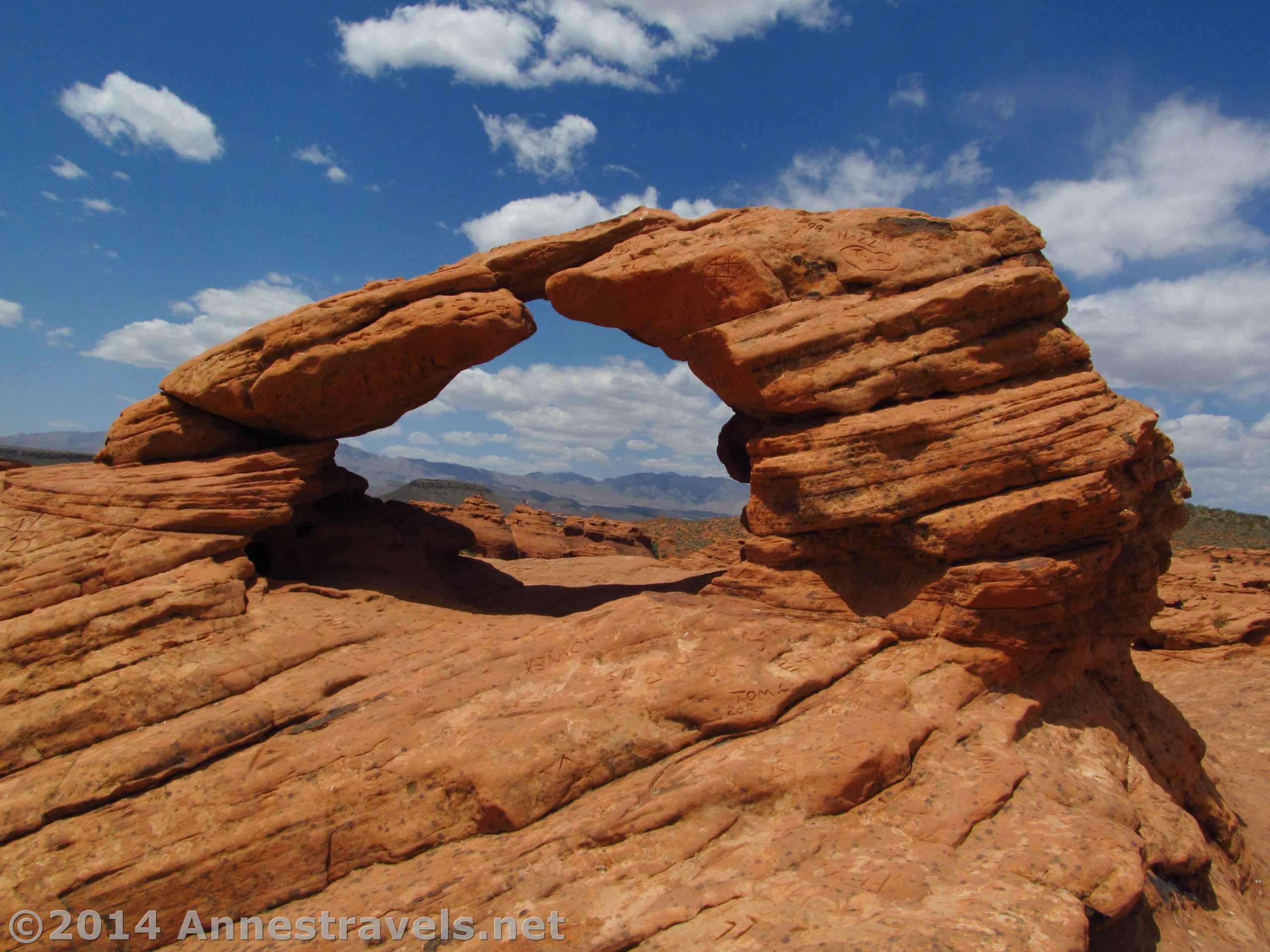 An arch in Pioneer Park, St. George, UT
