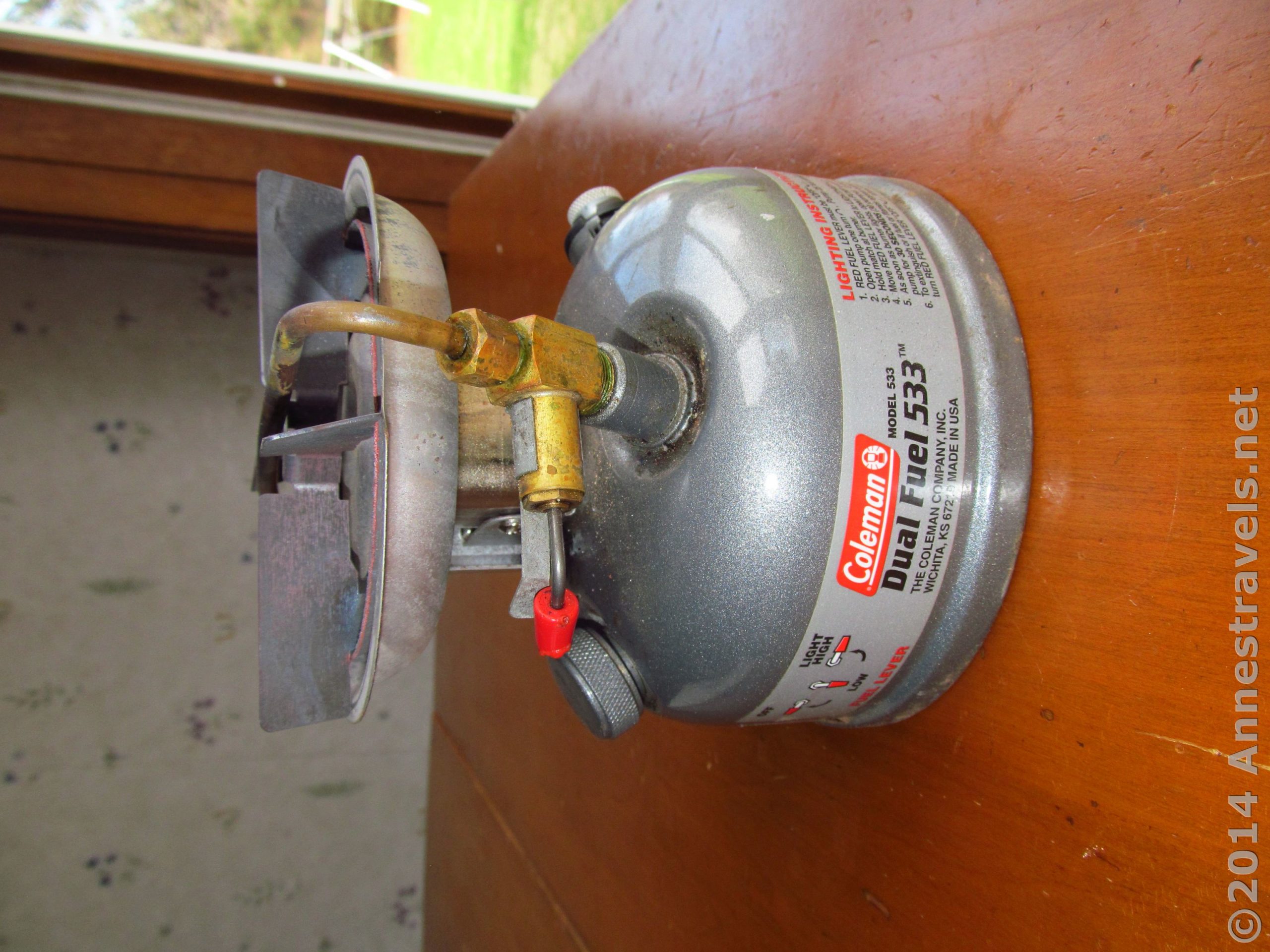 The Coleman Dual Fuel One-burner Stove