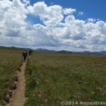 Aftercrossing the Causeway, the trail connects to Trail #1803 to hike across the beautiful Flat Tops, Flat Tops Wilderness Area, White River National Forest, Colorado