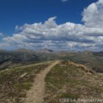 On top of UN 12812 above Independence Pass, San Isabel and White River National Forests, Colorado