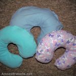 DIY Adult Travel Neck Pillows