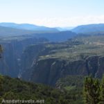 On Green Mountain overlooking Black Canyon of the Gunnison, Colorado