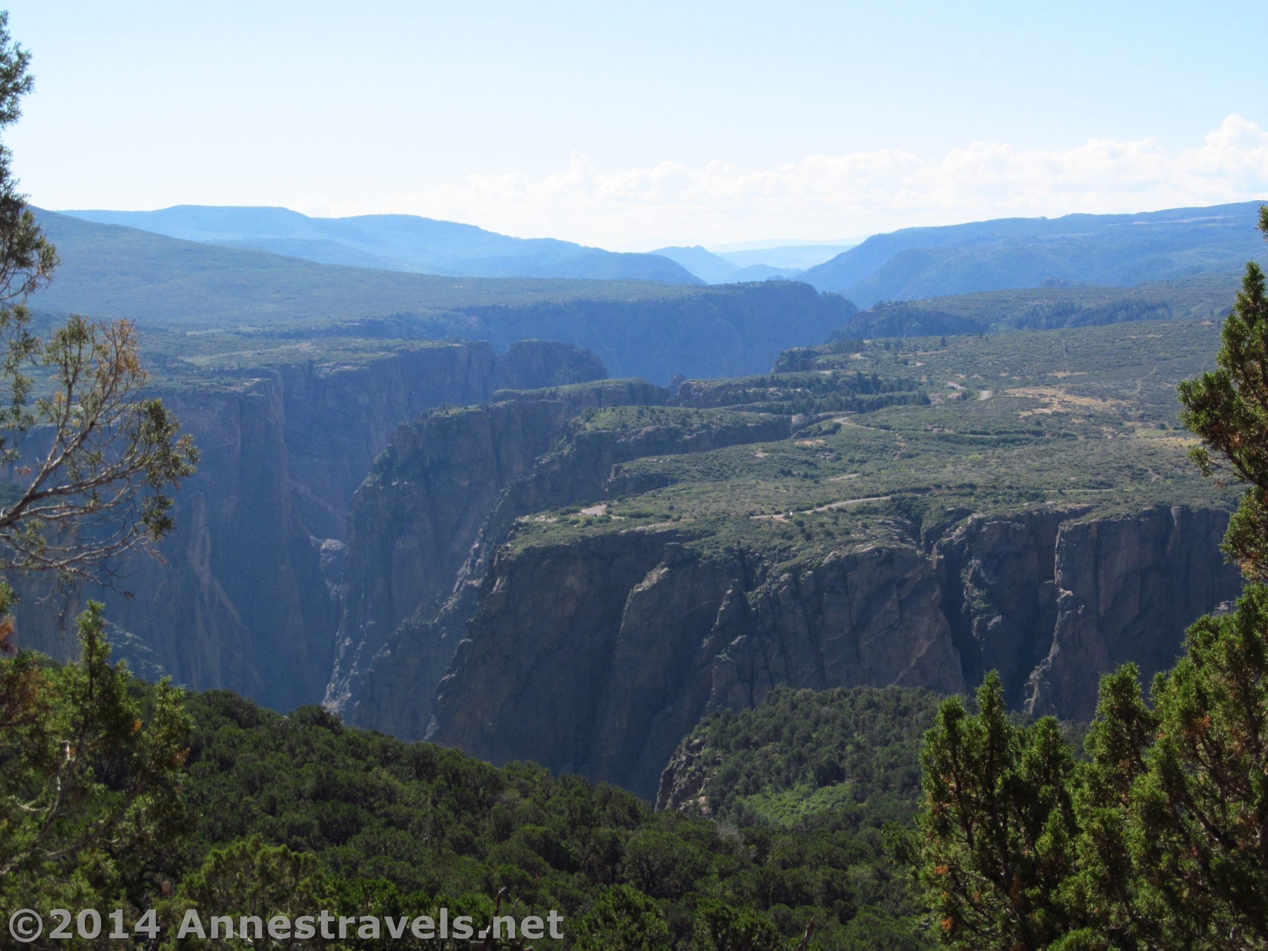 On Green Mountain overlooking Black Canyon of the Gunnison, Colorado