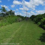 Biking the Genesee Valley Greenway just north of Mount Morris, New York.