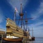 The Mayflower II in Plymouth Harbor, MA