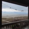 The view from the back porch of "Starboard" 899 Ocean Blvd W on Holden Beach, North Carolina.