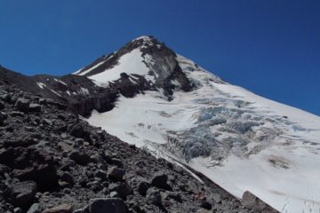 Cooper Spur: Snow, Ice, and Rocks