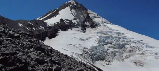 Cooper Spur: Snow, Ice, and Rocks