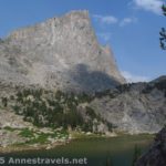 North Lake in Jackass Pass below the War Bonnet Peak, Wind River Range, Wyoming